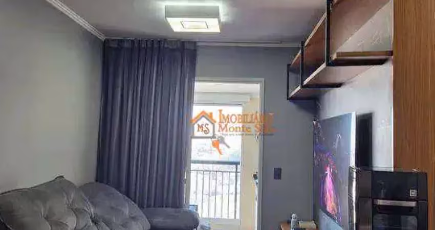 Apartamento à venda, 68 m² por r$ 730.000,00 - jardim flor da montanha - guarulhos/sp