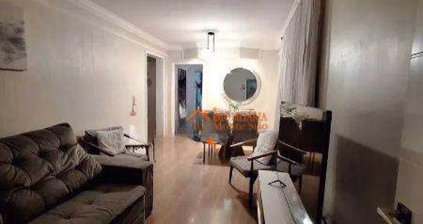 Apartamento com 2 dormitórios à venda, 62 m² por R$ 270.000,00 - Vila Leonor - Guarulhos/SP