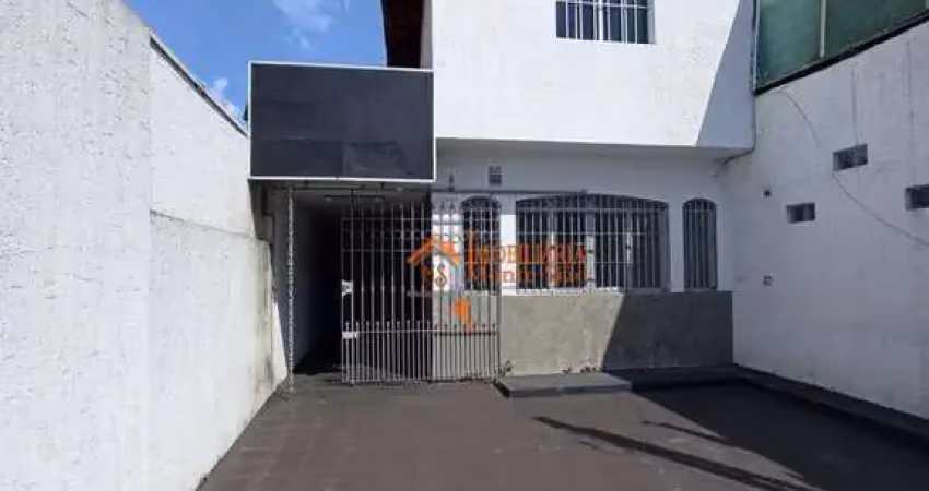 Sobrado com 3 dormitórios para alugar, 250 m² por r$ 3.497,00/mês - jardim santa mena - guarulhos/sp