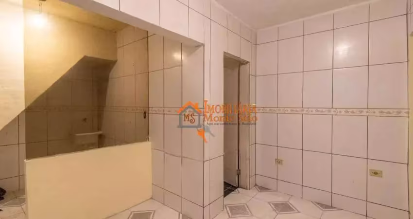 Casa com 1 dormitório para alugar, 50 m² por r$ 1.268,00/mês - jardim pinhal - guarulhos/sp