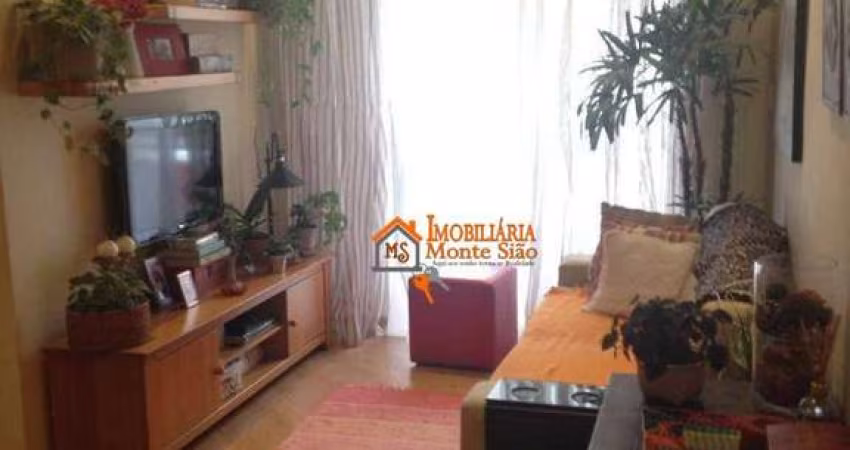 Apartamento com 2 dormitórios à venda, 62 m² por R$ 345.000,00 - Jardim Testae - Guarulhos/SP