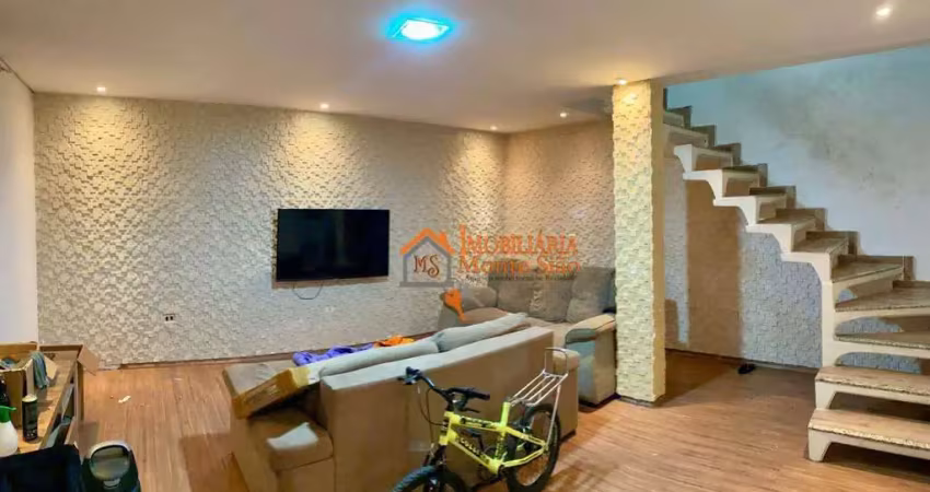 Sobrado com 4 dormitórios à venda, 125 m² por r$ 460.000,00 - jardim bananal - guarulhos/sp