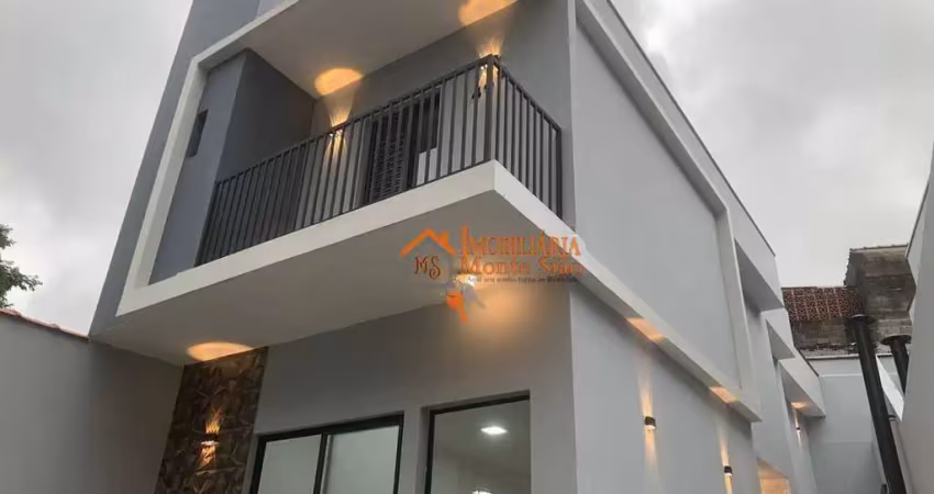 Sobrado com 3 dormitórios à venda, 107 m² por r$ 749.000,00 - jardim do triunfo - guarulhos/sp