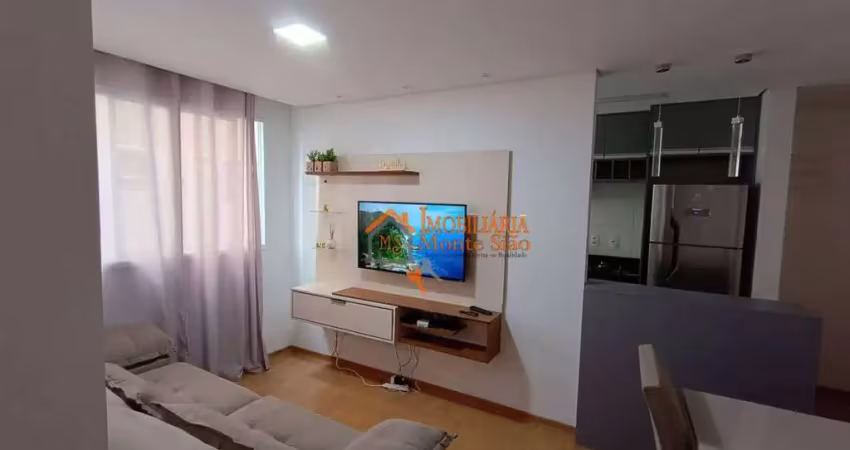 Apartamento com 2 dormitórios à venda, 40 m² por r$ 341.000,00 - jardim rosa de franca - guarulhos/sp