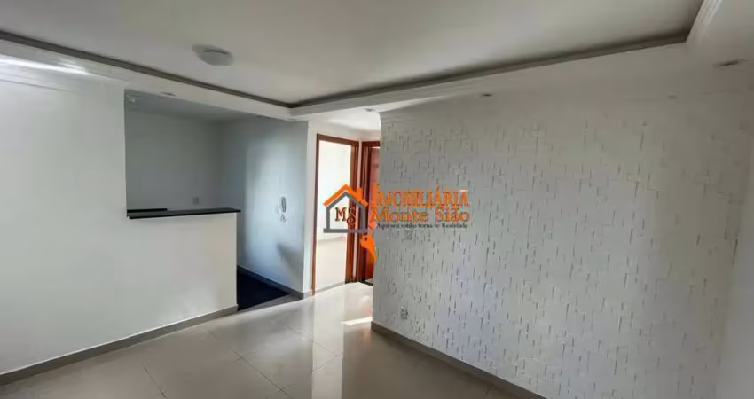 Apartamento com 2 dormitórios à venda, 47 m² por r$ 230.000,00 - água chata - guarulhos/sp