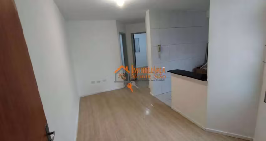 Apartamento com 2 dormitórios à venda, 40 m² por r$ 185.000,00 - vila galvão - guarulhos/sp