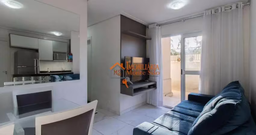 Apartamento Garden com 3 dormitórios à venda, 69 m² por R$ 345.000,00 - Jardim Las Vegas - Guarulhos/SP