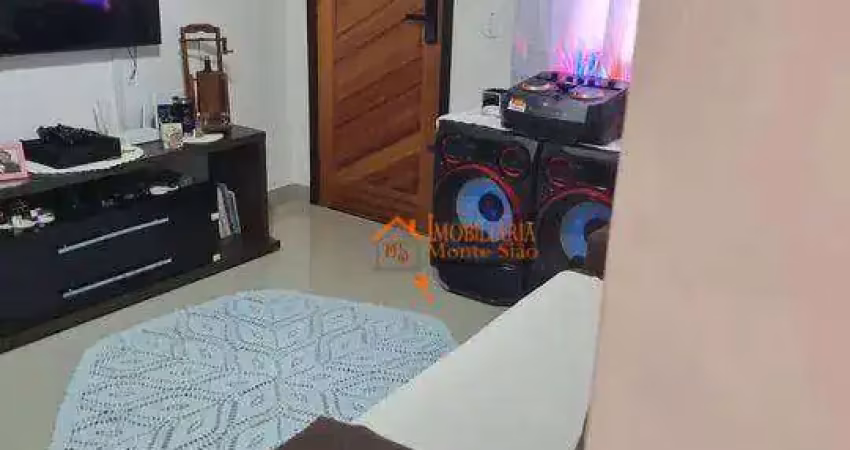 Apartamento com 2 dormitórios à venda por r$ 86.000,00 - itaim - guarulhos/sp