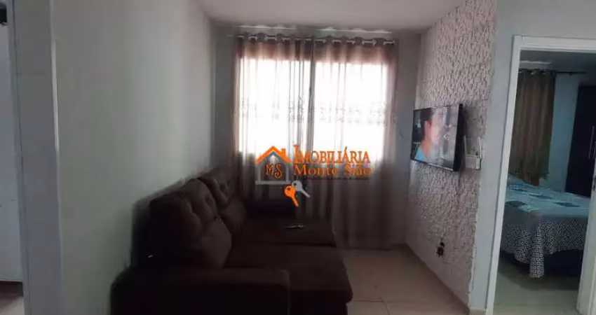 Apartamento com 2 dormitórios à venda, 42 m² por r$ 190.000,00 - vila nova bonsucesso - guarulhos/sp