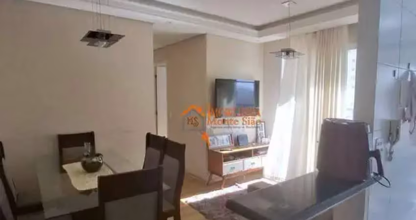 Apartamento com 3 dormitórios à venda, 56 m² por R$ 352.000,00 - Cocaia - Guarulhos/SP