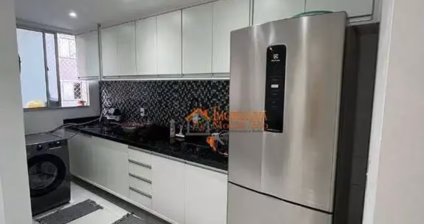 Apartamento com 2 dormitórios à venda, 43 m² por r$ 298.000,00 - centro - guarulhos/sp