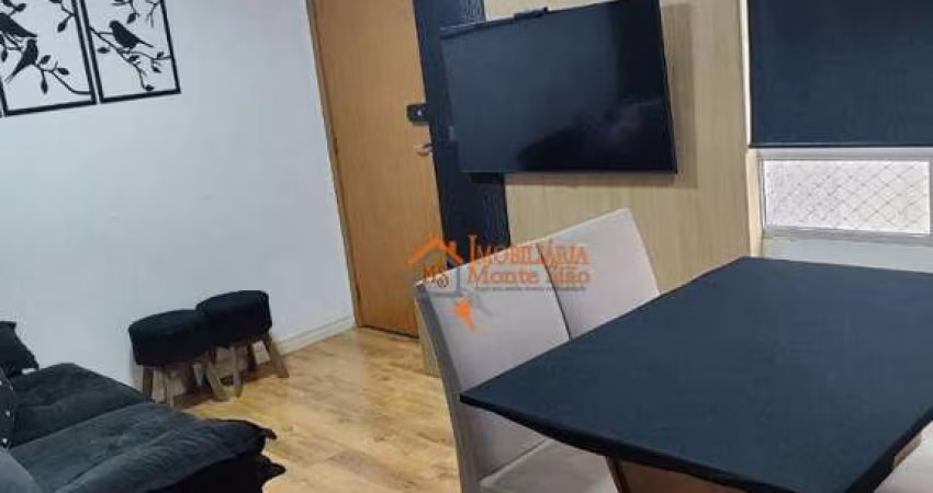 Apartamento com 2 dormitórios à venda, 42 m² por R$ 270.000,00 - Água Chata - Guarulhos/SP