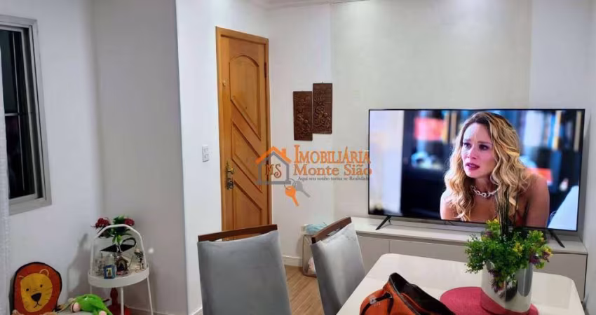 Apartamento com 2 dormitórios à venda, 55 m² por R$ 319.000 - Jardim Santa Mena - Guarulhos/SP