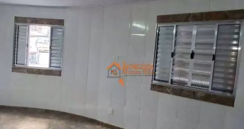 Salão para alugar, 70 m² por r$ 982,61/mês - jardim adriana - guarulhos/sp