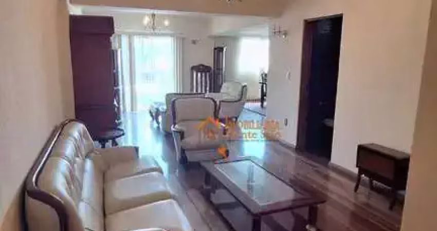 Apartamento com 3 dormitórios para alugar, 200 m² por R$ 4.500,00/mês - Gopoúva - Guarulhos/SP