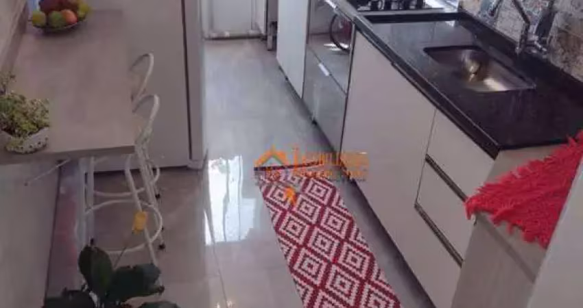 Apartamento com 2 dormitórios à venda, 50 m² por r$ 235.000,00 - água chata - guarulhos/sp