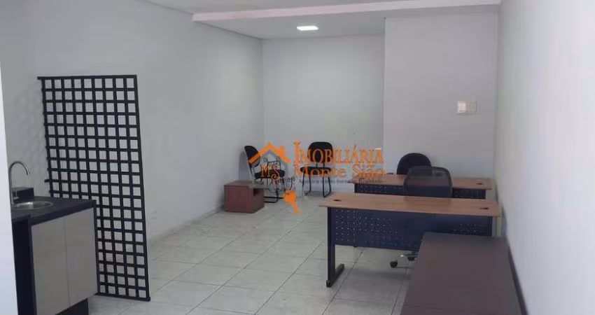 Sala para alugar, 32 m² por R$ 1.565,00/mês - Vila Galvão - Guarulhos/SP