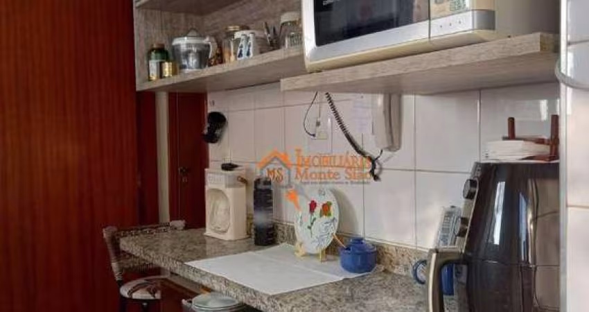 Apartamento com 2 dormitórios à venda, 65 m² por R$ 405.000,00 - Vila Augusta - Guarulhos/SP