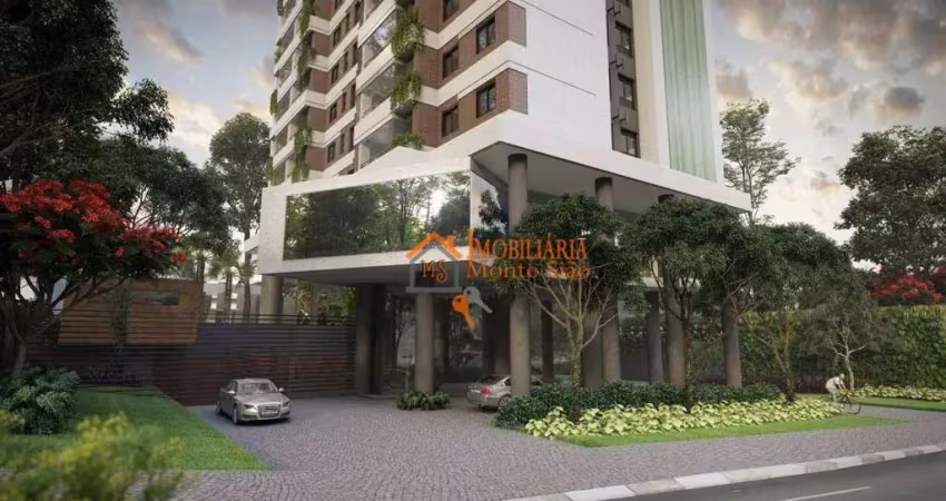 Apartamento com 2 dormitórios à venda, 76 m² por r$ 778.000,00 - jardim flor da montanha - guarulhos/sp