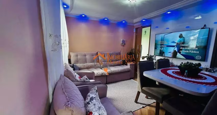 Apartamento com 2 dormitórios à venda, 52 m² por R$ 215.000,00 - Parque Uirapuru - Guarulhos/SP