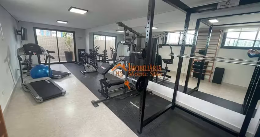 Apartamento com 2 dormitórios à venda, 68 m² por r$ 680.000,00 - vila moreira - guarulhos/sp