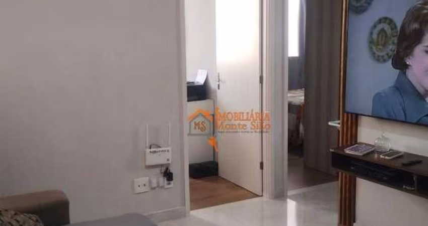 Apartamento com 2 dormitórios à venda, 50 m² por R$ 190.000,00 - Vila Alzira - Guarulhos/SP