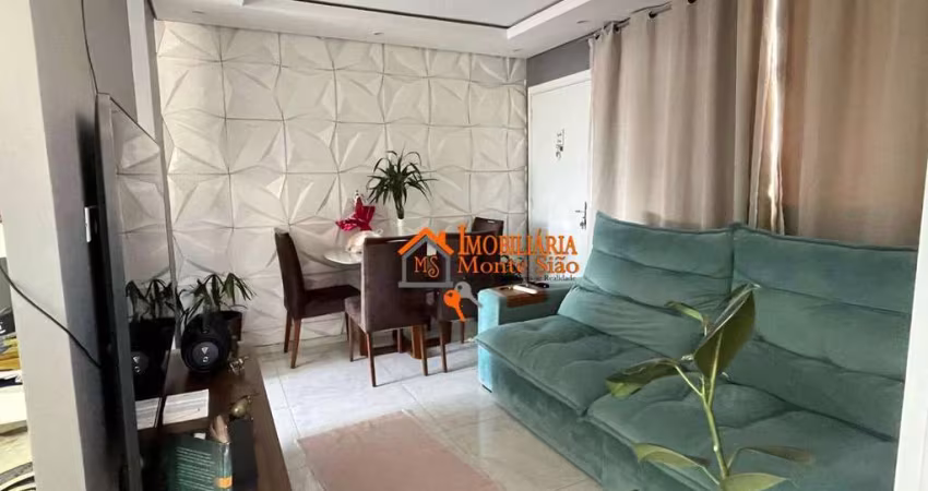 Apartamento com 2 dormitórios à venda, 52 m² por R$ 210.000,00 - Pimentas - Guarulhos/SP