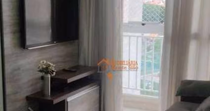 Apartamento com 2 dormitórios para alugar, 49 m² - Jardim Rossi - Guarulhos/SP