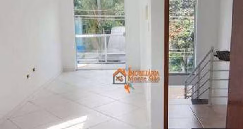 Casa sobreposta com 2 dormitórios, 60 m² - venda por R$ 265.000 ou aluguel por R$ 1.395/mês - Jardim do Triunfo - Guarulhos/SP