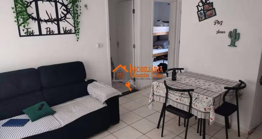 Apartamento com 2 dormitórios à venda, 53 m² por R$ 100.000,00 - Vila Nova Bonsucesso - Guarulhos/SP