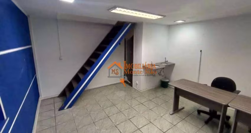 Sala, 68 m² - venda por R$ 300.000,00 ou aluguel por R$ 2.530,00/mês - Jardim São Paulo - Guarulhos/SP