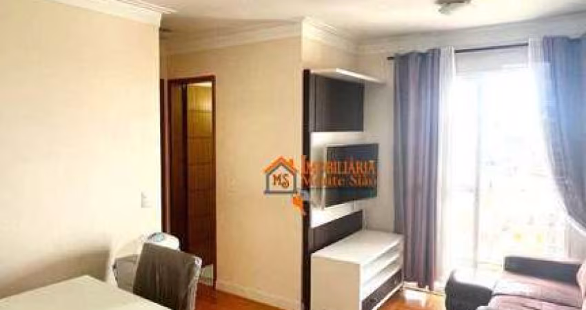 Apartamento com 2 dormitórios, 50 m² - venda por R$ 350.000,00 ou aluguel por R$ 2.967,65/mês - Jardim Santa Mena - Guarulhos/SP