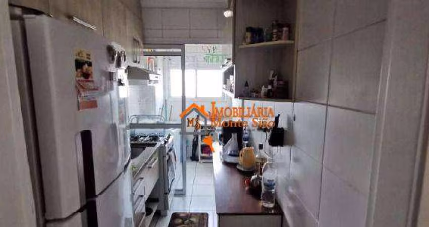 Apartamento com 2 dormitórios à venda, 46 m² por R$ 340.000,00 - Ponte Grande - Guarulhos/SP