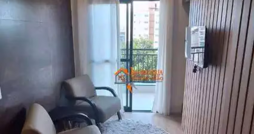 Studio com 1 dormitório à venda, 32 m² por r$ 330.000,00 - vila galvão - guarulhos/sp