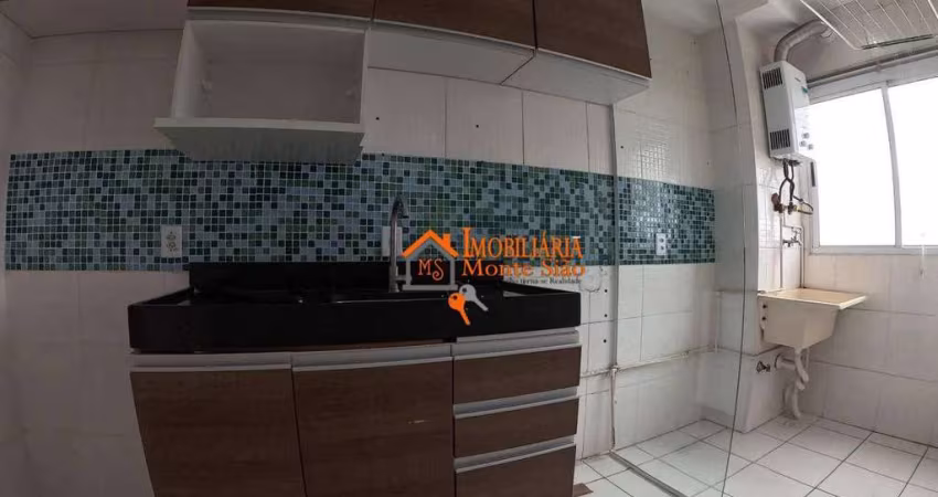 Apartamento com 2 dormitórios à venda, 45 m² por R$ 333.000,00 - Ponte Grande - Guarulhos/SP