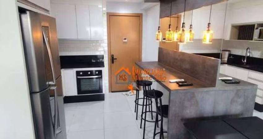 Studio com 1 dormitório para alugar, 37 m² por R$ 3.200,00/mês - Centro - Guarulhos/SP