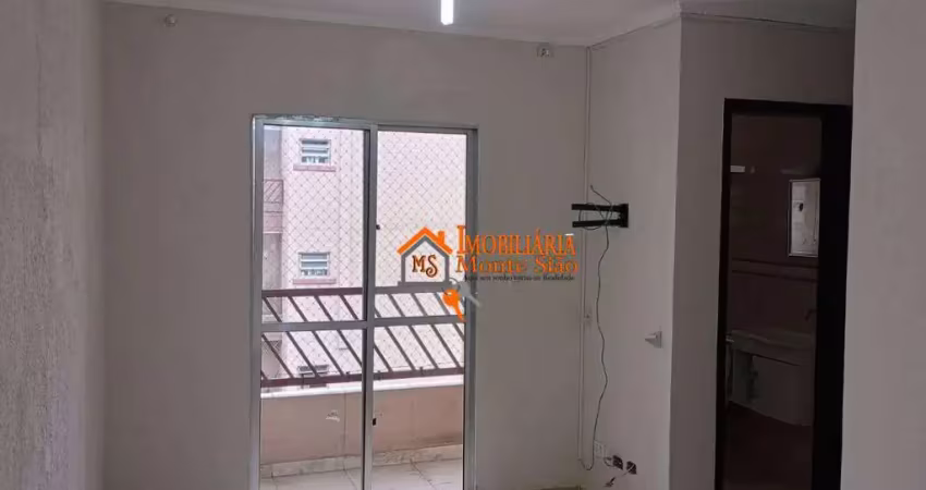 Apartamento com 2 dormitórios à venda, 56 m² por r$ 245.000,00 - jardim iporanga - guarulhos/sp