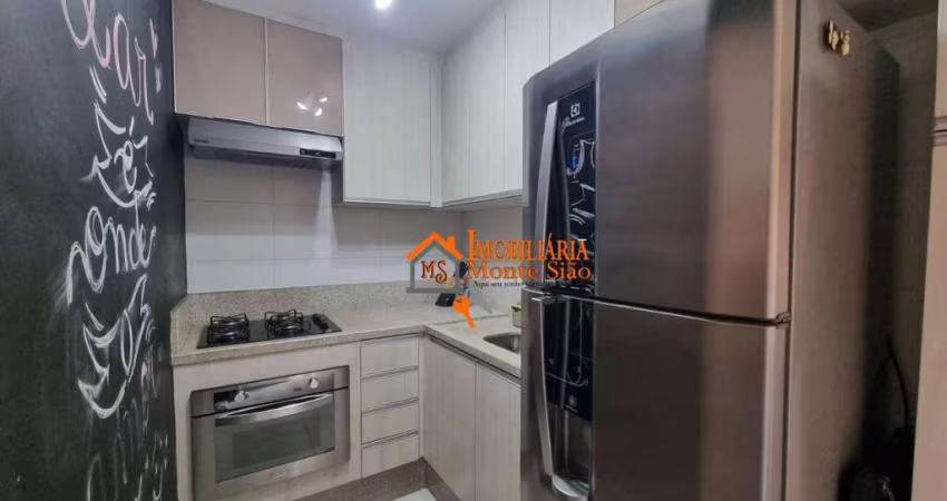 Apartamento com 2 dormitórios à venda, 57 m² por R$ 250.000,00 - Jardim Aracaré - Itaquaquecetuba/SP