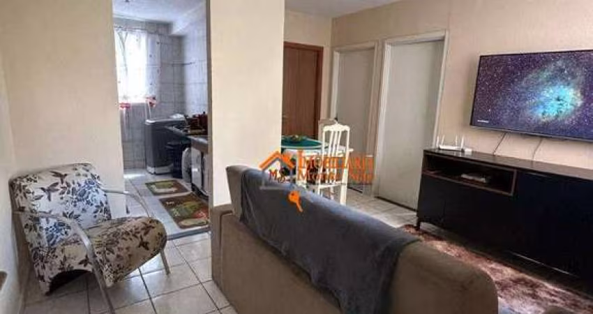Apartamento com 2 dormitórios à venda, 52 m² por R$ 192.000,00 - Pimentas - Guarulhos/SP