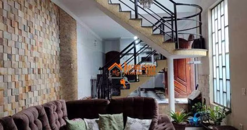 Sobrado com 3 dormitórios à venda, 213 m² por R$ 778.000,00 - Parque Continental I - Guarulhos/SP