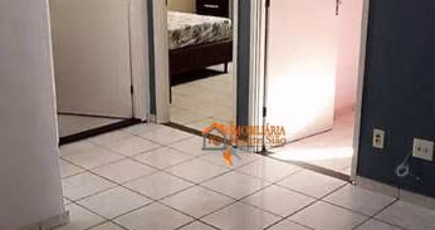 Apartamento com 2 dormitórios para alugar, 44 m² por R$ 1.280,00/mês - Pimentas - Guarulhos/SP