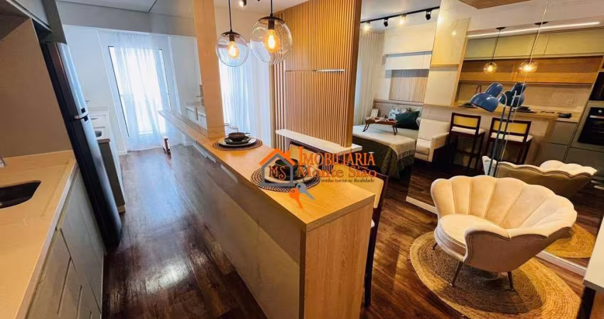 Studio com 1 dormitório à venda, 46 m² por R$ 396.828,00 - Picanco - Guarulhos/SP