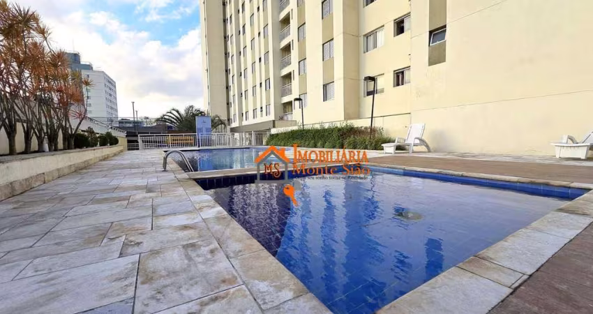 Apartamento com 2 dormitórios para alugar, 57 m² por R$ 3.032,00/mês - Vila das Palmeiras - Guarulhos/SP
