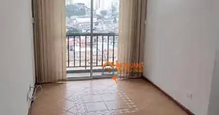 Apartamento com 2 dormitórios para alugar, 52 m² por R$ 2.408,00/mês - Vila São João - Guarulhos/SP