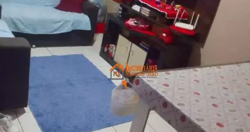 Apartamento com 2 dormitórios à venda, 46 m² por r$ 165.000,00 - jardim nova cidade - guarulhos/sp