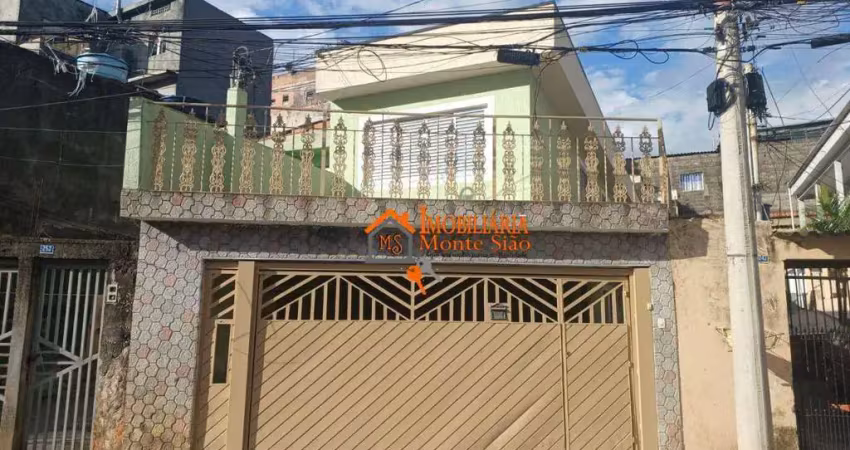 Sobrado com 6 dormitórios à venda, 244 m² por r$ 499.000,00 - jardim paraíso - guarulhos/sp