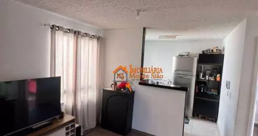 Apartamento com 2 dormitórios à venda, 41 m² por r$ 256.000,00 - jardim ansalca - guarulhos/sp