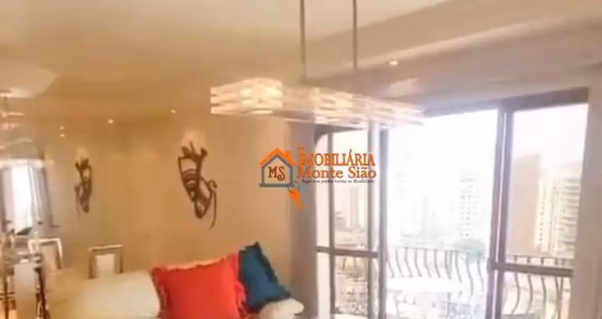 Apartamento com 3 dormitórios à venda, 132 m² por r$ 1.070.000,00 - anália franco - são paulo/sp