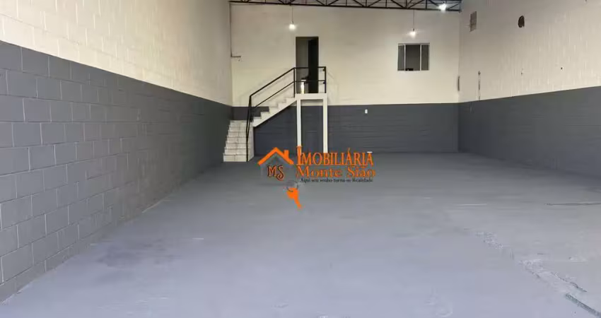 Galpão para alugar, 280 m² por r$ 9.031,00/mês - cidade industrial satélite de são paulo - guarulhos/sp