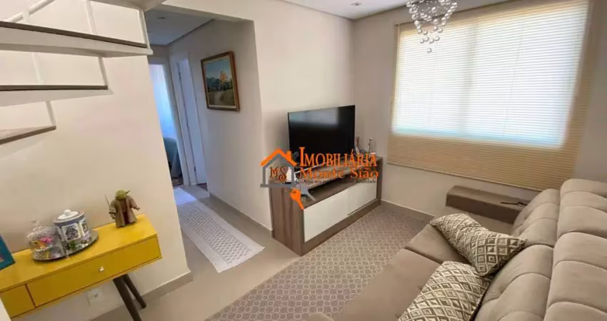Cobertura com 2 dormitórios à venda, 86 m² por R$ 430.000,00 - Jardim Las Vegas - Guarulhos/SP